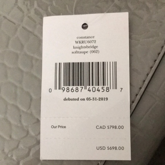 Kate Spade Grey KNIGHTSBRIDGE Large Shoulderbag NWT - Picture 8 of 16